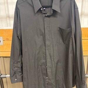 Puritan Men's Charcoal Dress Shirt